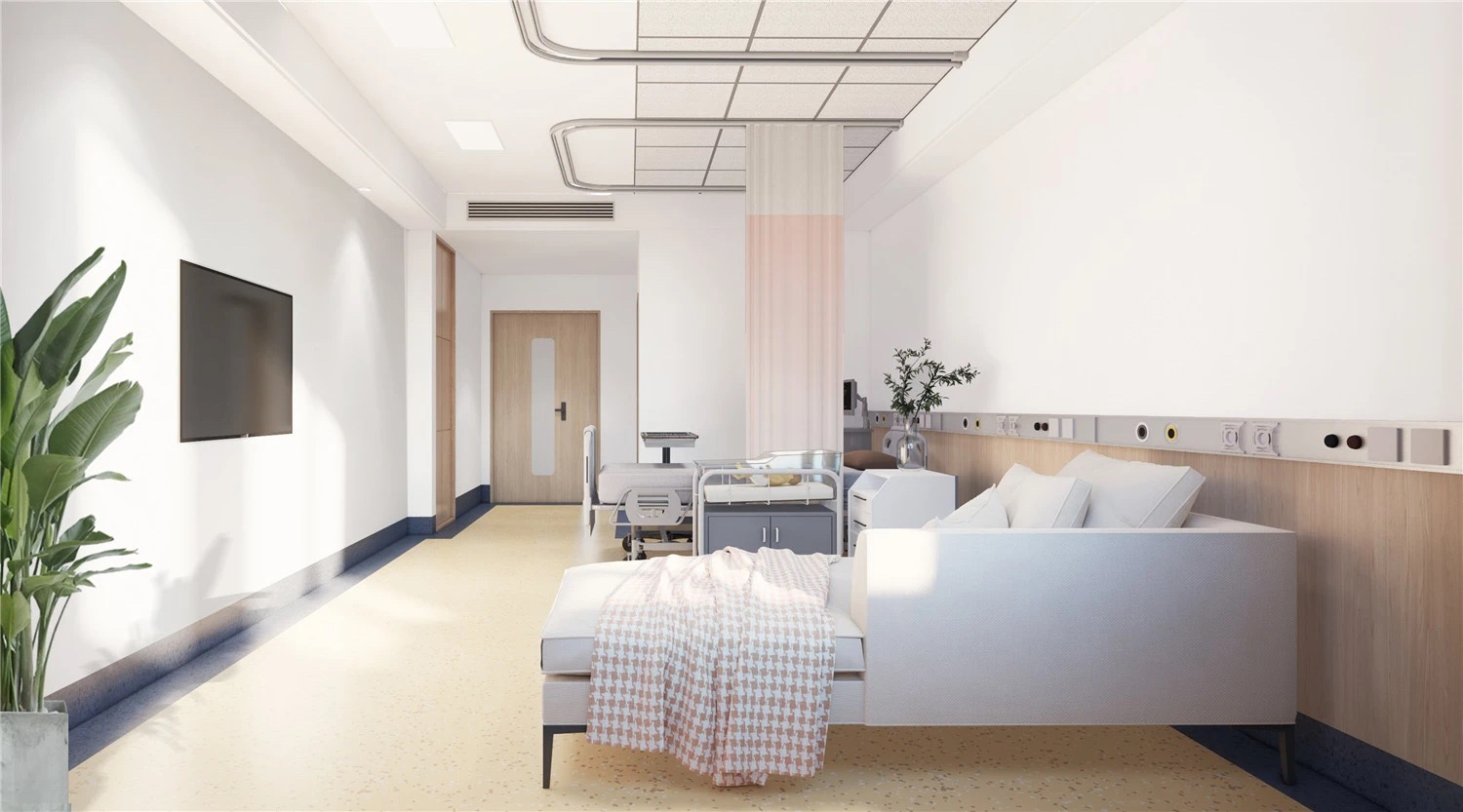 【醫(yī)院案例】婦產醫(yī)院這樣設計，簡而不失其華！(圖3)