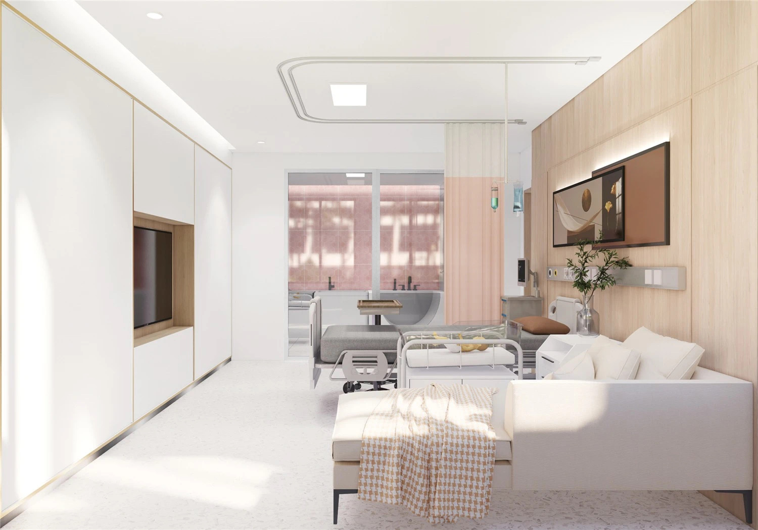 【醫(yī)院案例】婦產醫(yī)院這樣設計，簡而不失其華！(圖6)