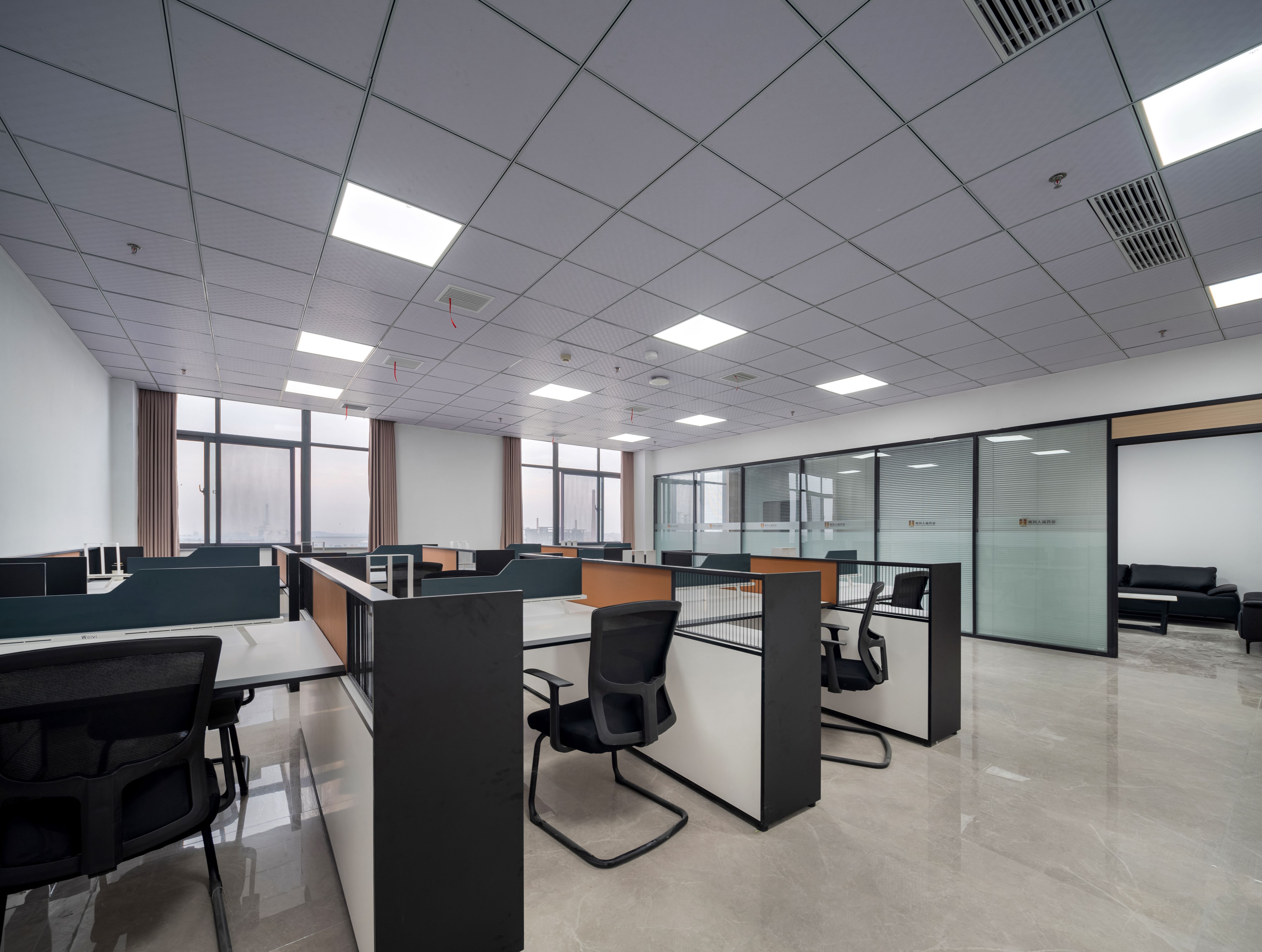 【完工案例】人福醫(yī)藥黃岡總部辦公室裝修完工！(圖10)
